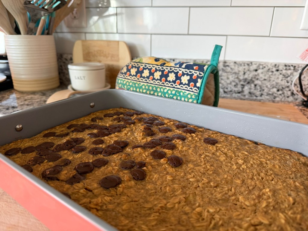 oatmeal chocolate chip protein breakfast bars